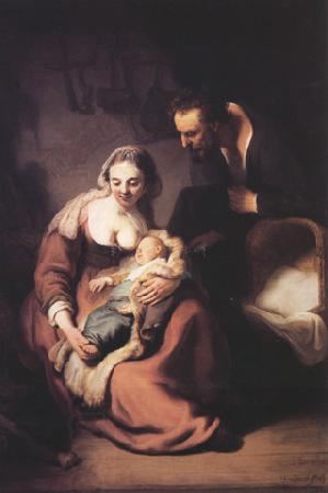 REMBRANDT Harmenszoon van Rijn The holy family (mk33) China oil painting art